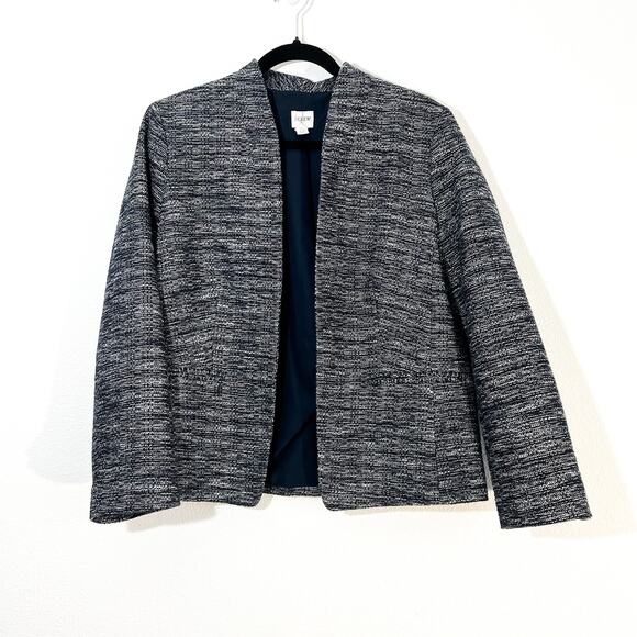 J.Crew Jackets & Blazers - J. Crew Factory Tweed Blazer Womens 12 Open Front Work Office Career Business